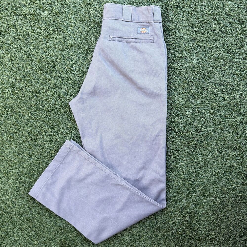 Dickies 874 Work Pants Gray Mens 32x32 Original Fit Flex Straight Leg Chino